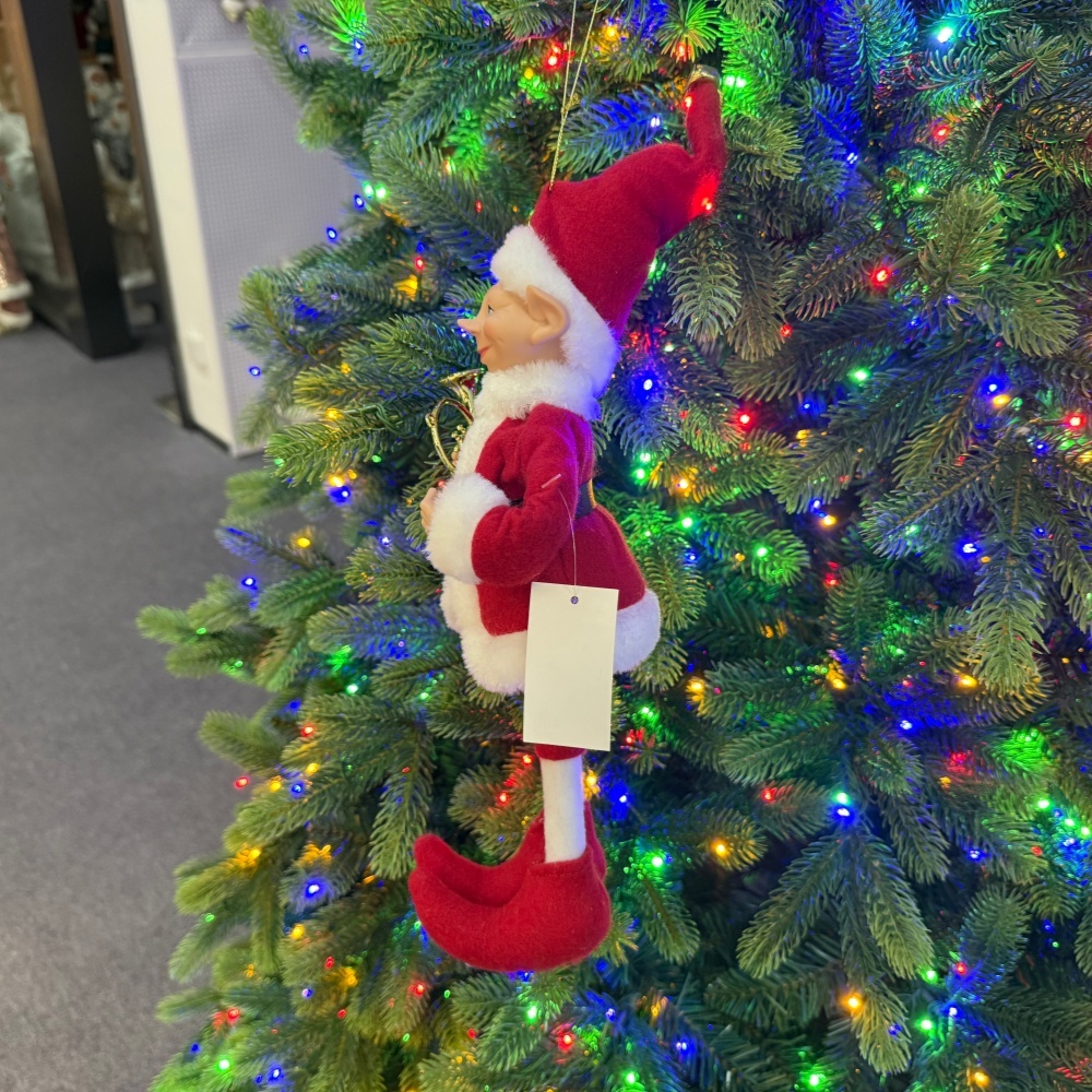 2027 New Style Christmas 30CM Elf Gnome Fabric Pendant Eco Friendly Durable Reusable Indoor Hanging Decor Factory Wholesale