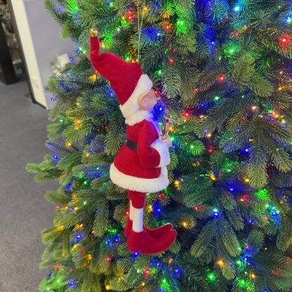 2027 New Style Christmas 30CM Elf Gnome Fabric Pendant Eco Friendly Durable Reusable Indoor Hanging Decor Factory Wholesale