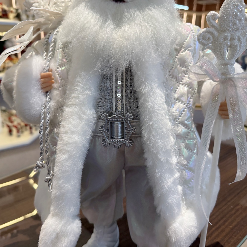 45cm Xmas Handmade Luxury Santa Claus Doll with Christmas Gift Bag Handicraft Santa Claus Indoor Decoration