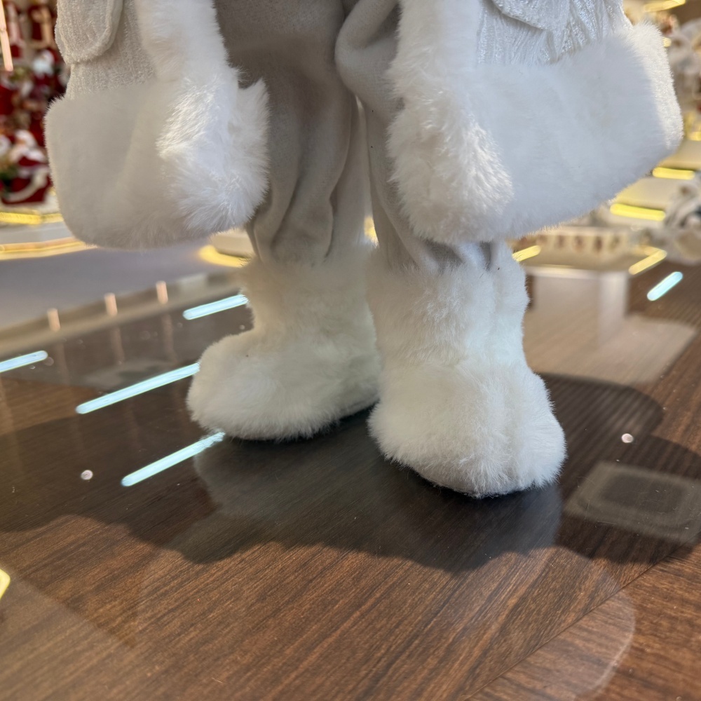 45cm Xmas Handmade Luxury Santa Claus Doll with Christmas Gift Bag Handicraft Santa Claus Indoor Decoration