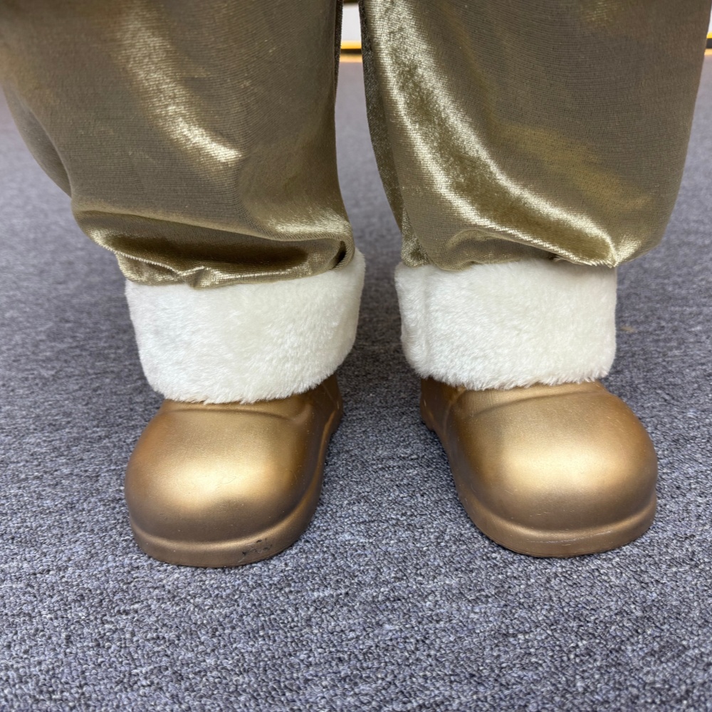 Xmas 20Inch +24Inch +36Inch Luxury Animal Santa Bear Doll Decoration Christmas Ornaments Handmade Eco Friendly Santa Claus Doll