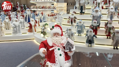 11" STANDING SANTA CLAUS Classic Doll Christmas Stocking Figurine Xmas Gifts