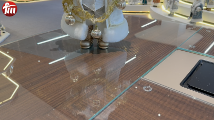 45cm Xmas Handmade Luxury Santa Claus Doll with Christmas Decoration Balls Christmas Gift Box Handicraft Santa Claus Indoor Decoration