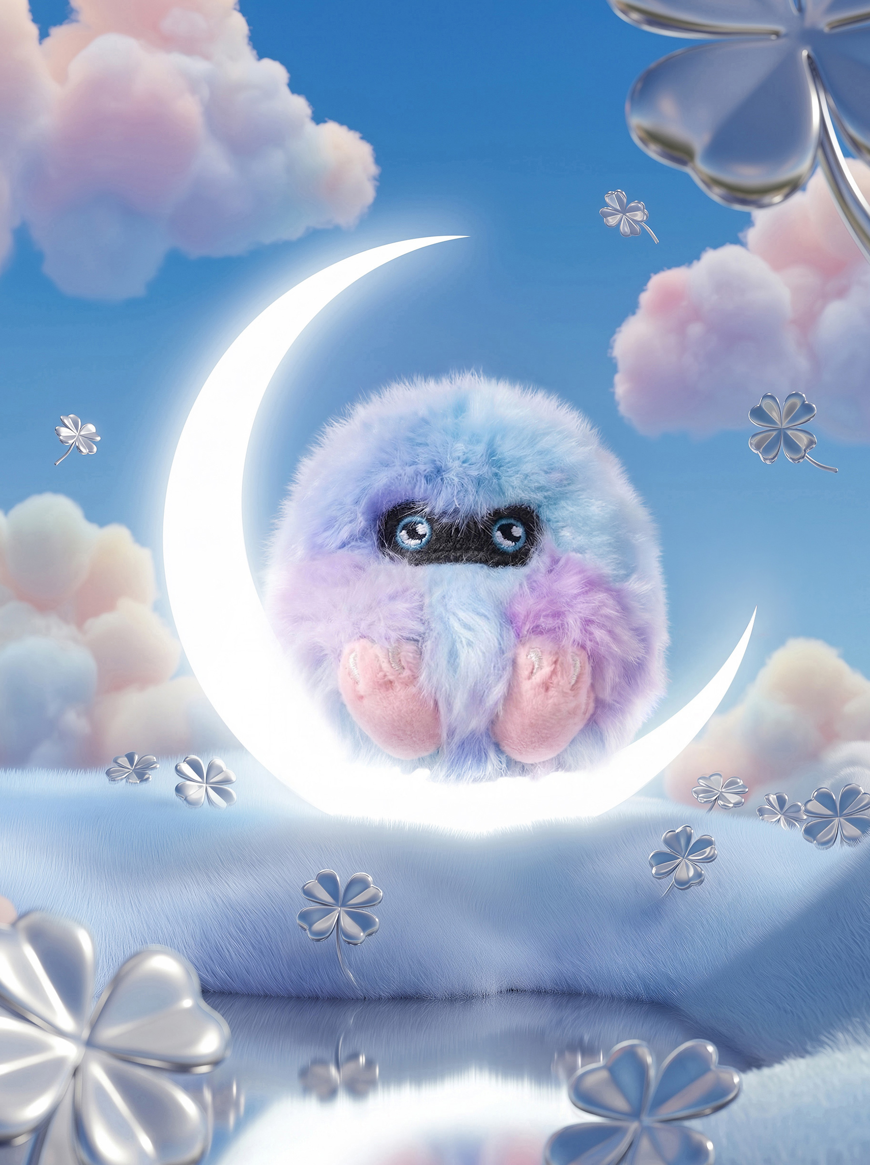 Wooni Plush Keychain | Cute Lucky Charm by MIOK – miok.global