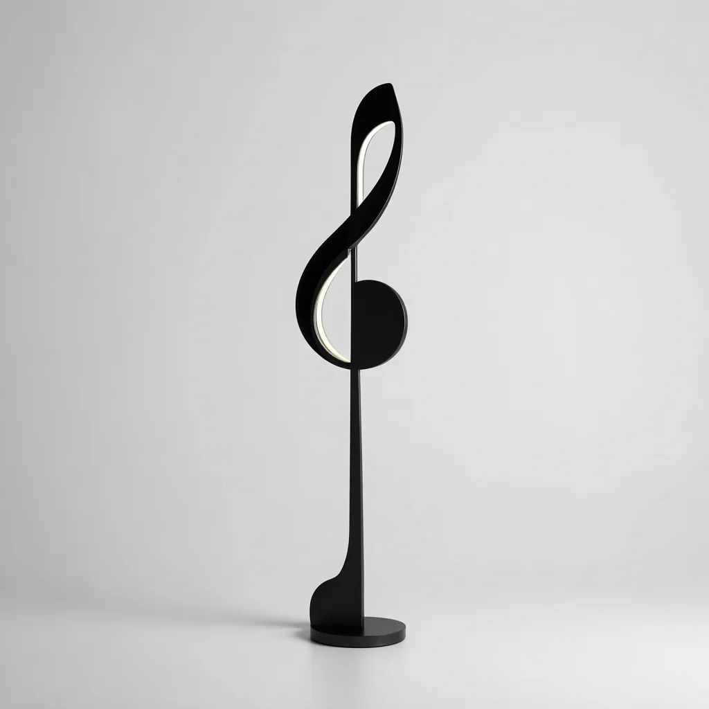 Lampada da terra metallo nero 30x25x165 cm LED nero design artistico moderno-Designene