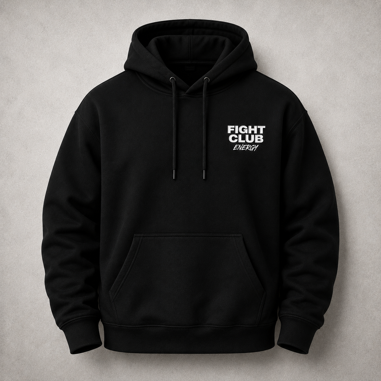 Fight Club Energy Essential Black Hoodie