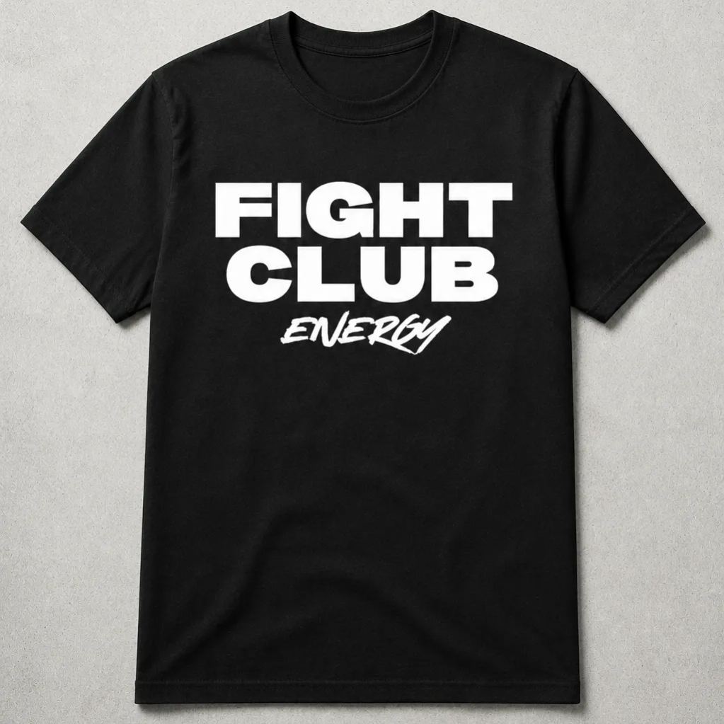 Fight Club Energy Signature Black T-Shirt 