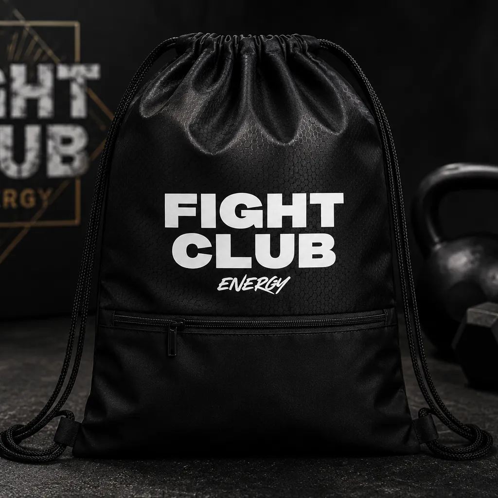 Fight Club Energy Drawstring Gym Bag
