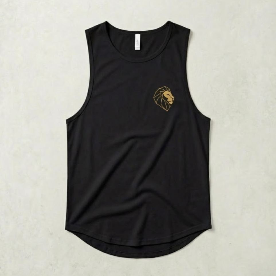 Fight Club Energy Muscle Tank – Black (Essentials Collection)