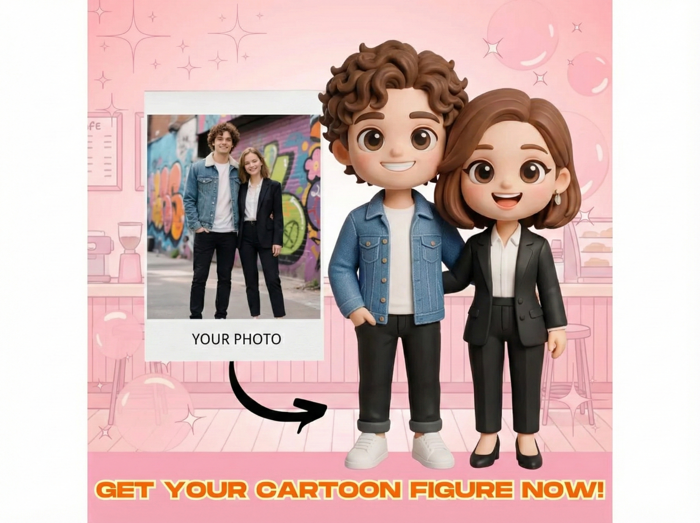 3D Figure Acrylic Display Case Custom Carded Model Showcase Valentine’s Day