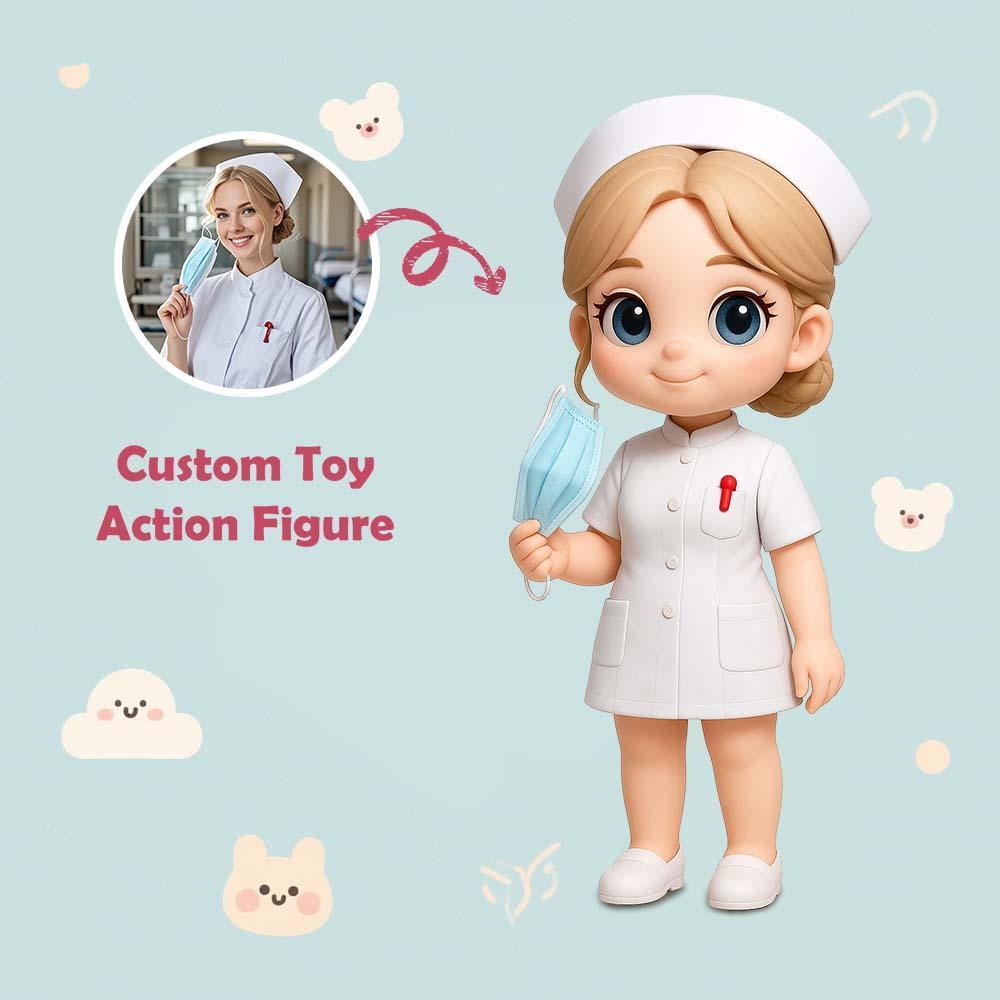 Custom 3D Printed Figure - Unique Thoughtful Toy From Photo - Nurses & Nurse Appreciation-SELL MALL