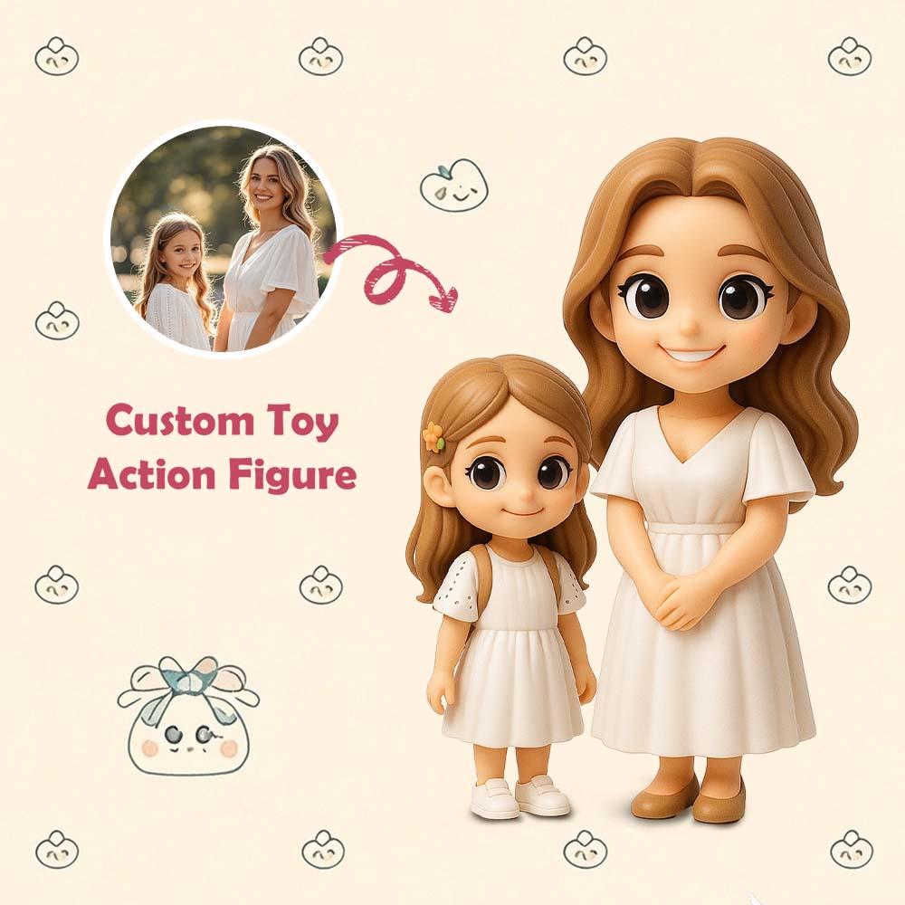 Custom 3D Action Toy From Your Photo Personalized Figure | Perfect Gift for Mom-SELLMALL