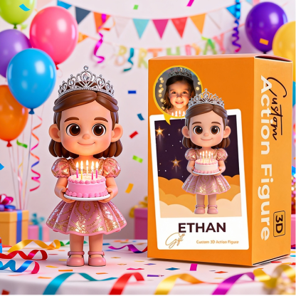 Custom 3D Printed Figure - Memories Personalized Blind Box - Birthday