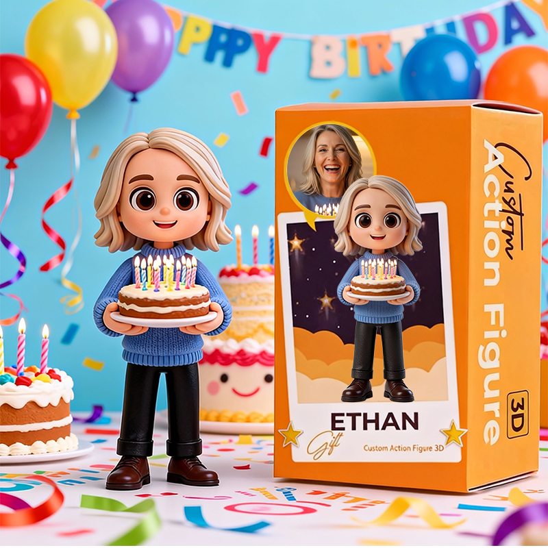 Custom 3D Printed Figure - Memories Personalized Blind Box - Birthday