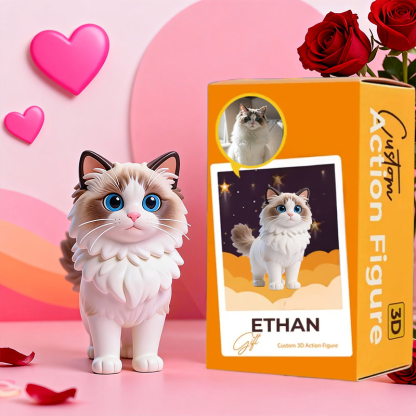 Custom 3D Printed Action Figure - Valentine's Day Limited