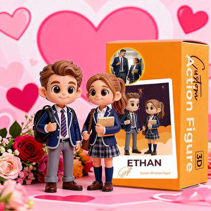 Custom 3D Printed Action Figure - Valentine's Day Limited