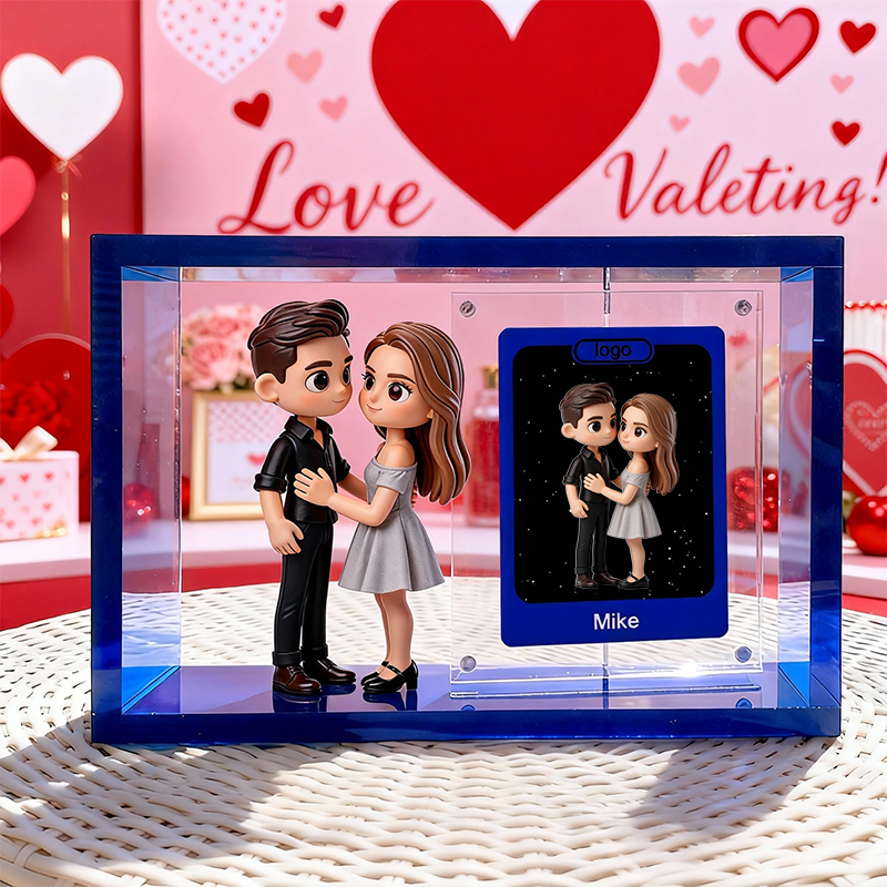 Custom 3D Printed Figure - Display Box And Card 