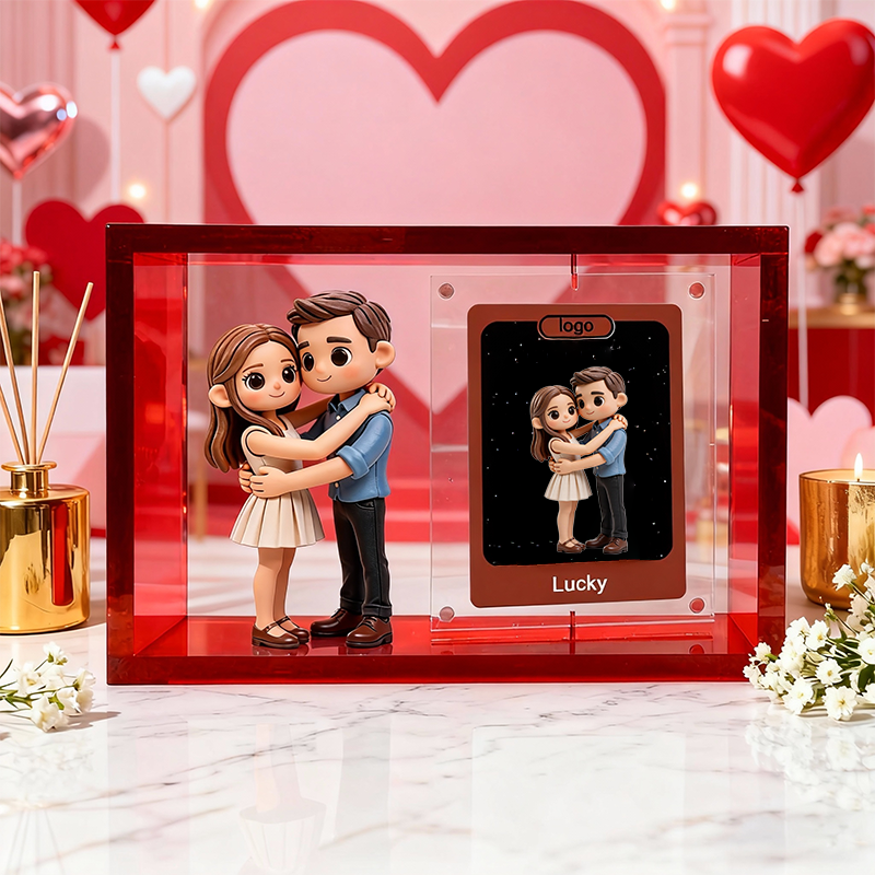 Custom 3D Printed Figure - Display Box And Card 