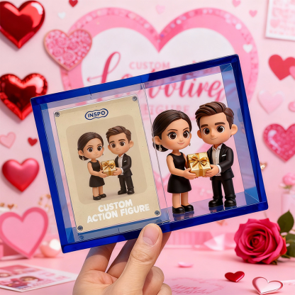 Custom 3D Printed Figure - Display Box And Card 