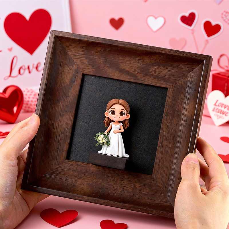 DIY Photo Frame for Action Figures -  Decorative Frame - Valentine's Day-SELL MALL