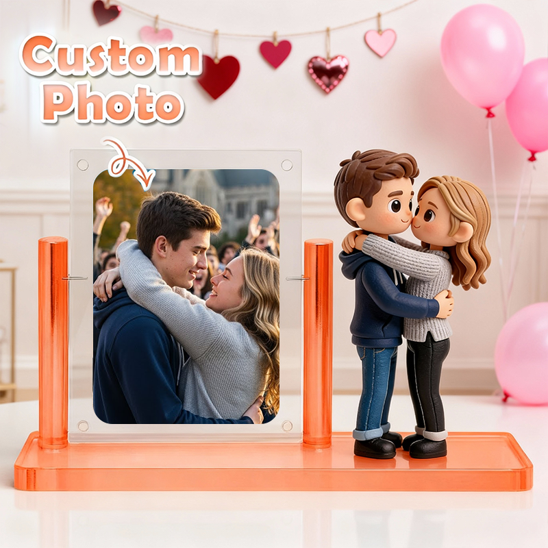 3D Figure Acrylic Display Case Custom Carded Model Showcase Valentine’s Day