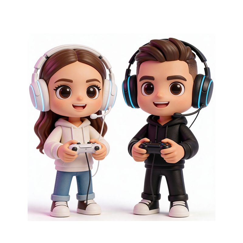 3D Figure Acrylic Display Case - Valentine's Day - Custom Carded Model Showcase