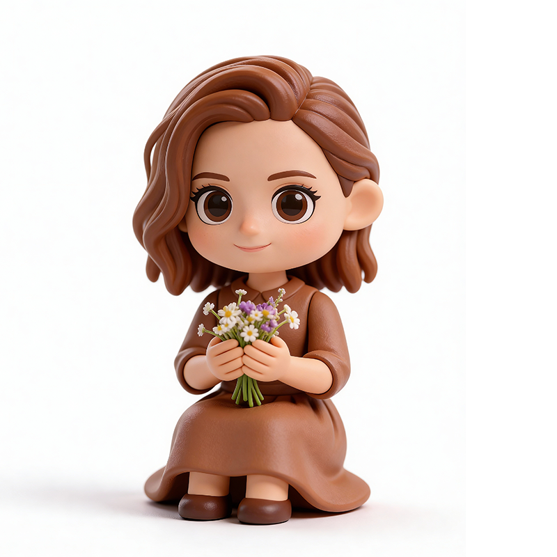 Custom 3D Action Figure - Valentine's Day - Round Cover Night Light-SELL MALL