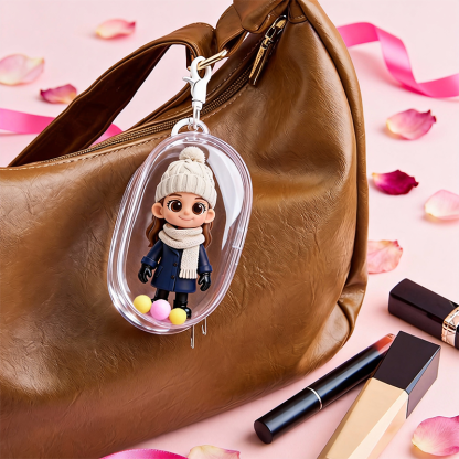 Custom 3D Printed Figure – Valentine's Bag Charm