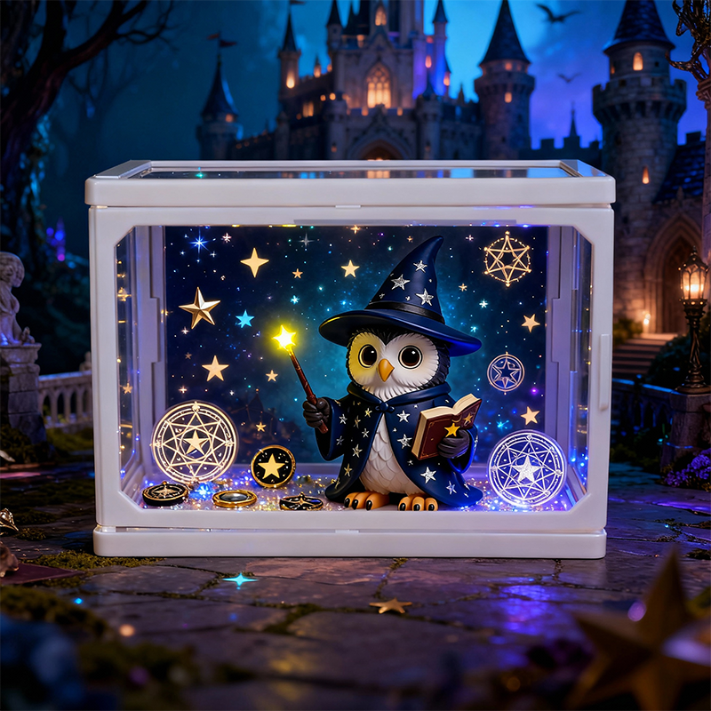 Custom Non-Human Miniature Figurine | Personalized 3D Printed Dollhouse Scene