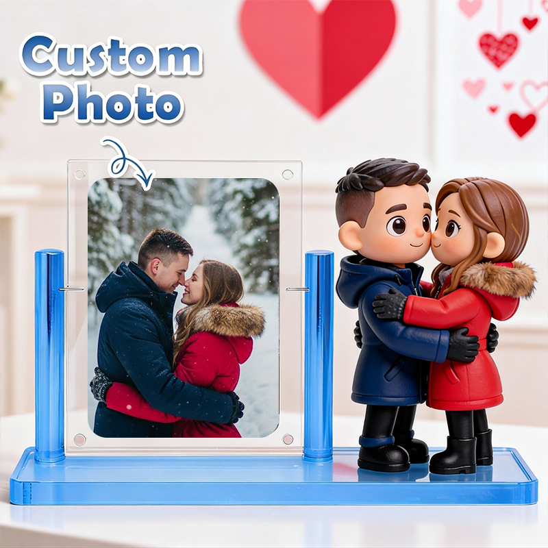 3D Figure Acrylic Display Case Custom Carded Model Showcase Valentine’s Day