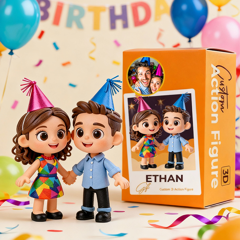 Custom 3D Printed Figure - Memories Personalized Blind Box - Birthday