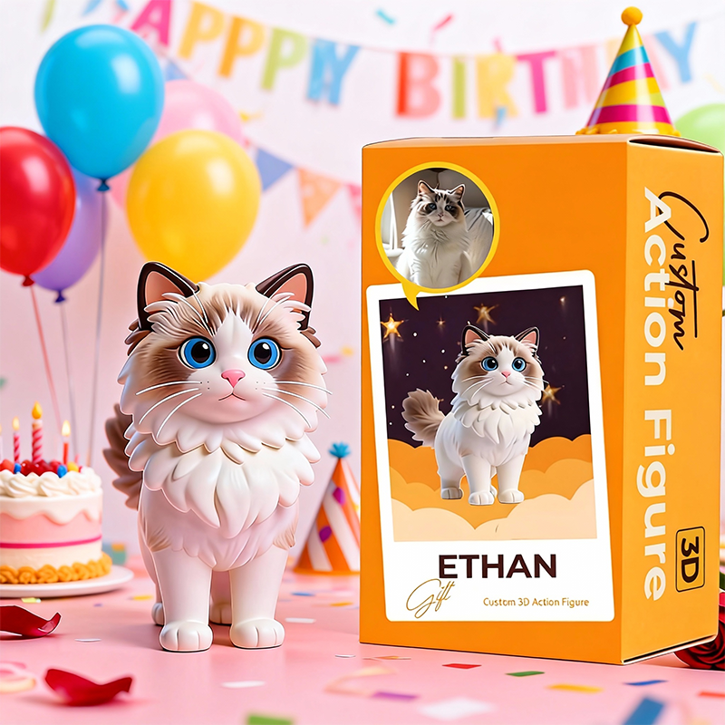 Custom 3D Printed Figure - Memories Personalized Blind Box - Birthday