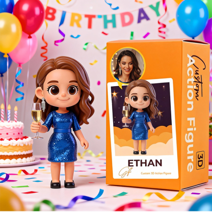 Custom 3D Printed Figure - Memories Personalized Blind Box - Birthday