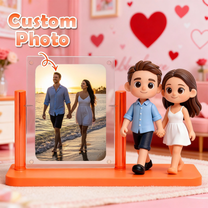 3D Figure Acrylic Display Case Custom Carded Model Showcase Valentine’s Day