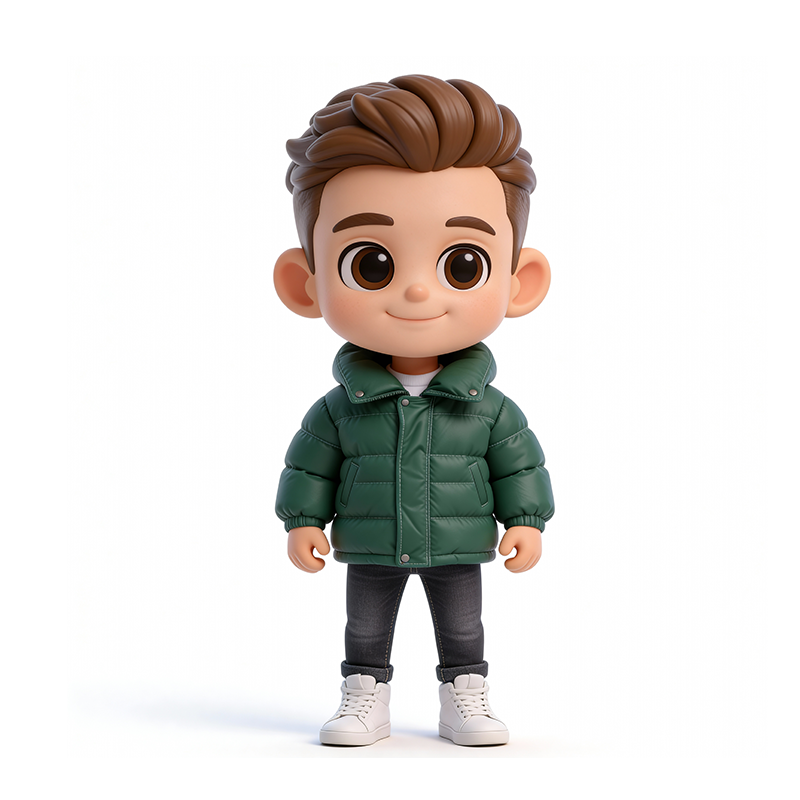 3D Figure Acrylic Display Case - Valentine's Day - Custom Carded Model Showcase