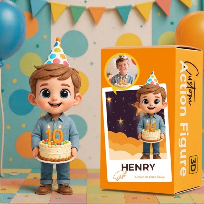 Custom 3D Action Figure From Your Photo Personalized Toy | Perfect Birthday Gift-SELLMALL