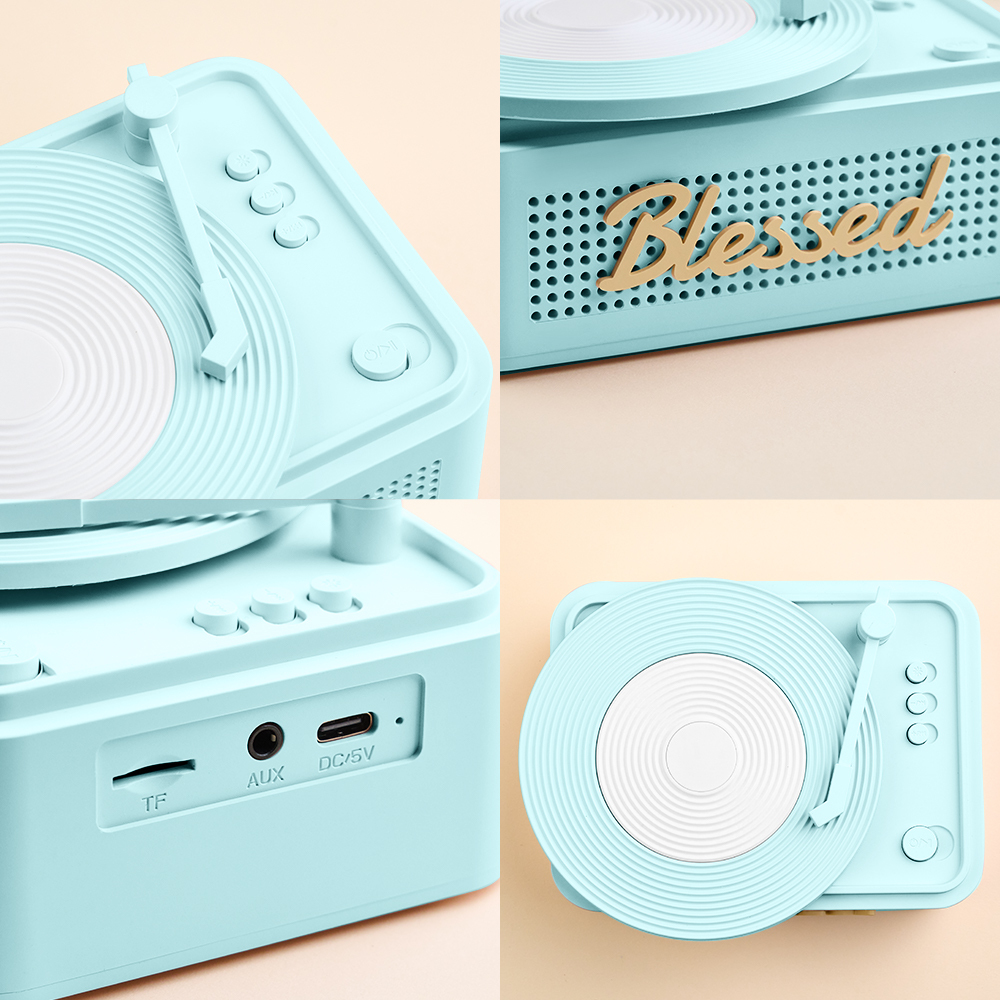 Bluetooth Speakers-Blue-SELLMALL