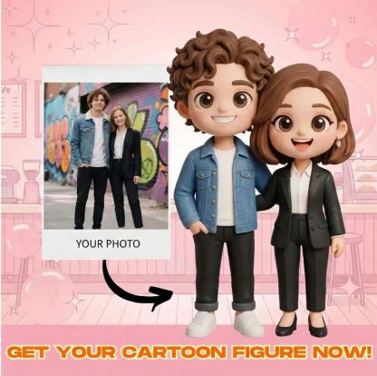 Wedding 3D Printed Figure Desk Lamp – Personalized LED Night Light