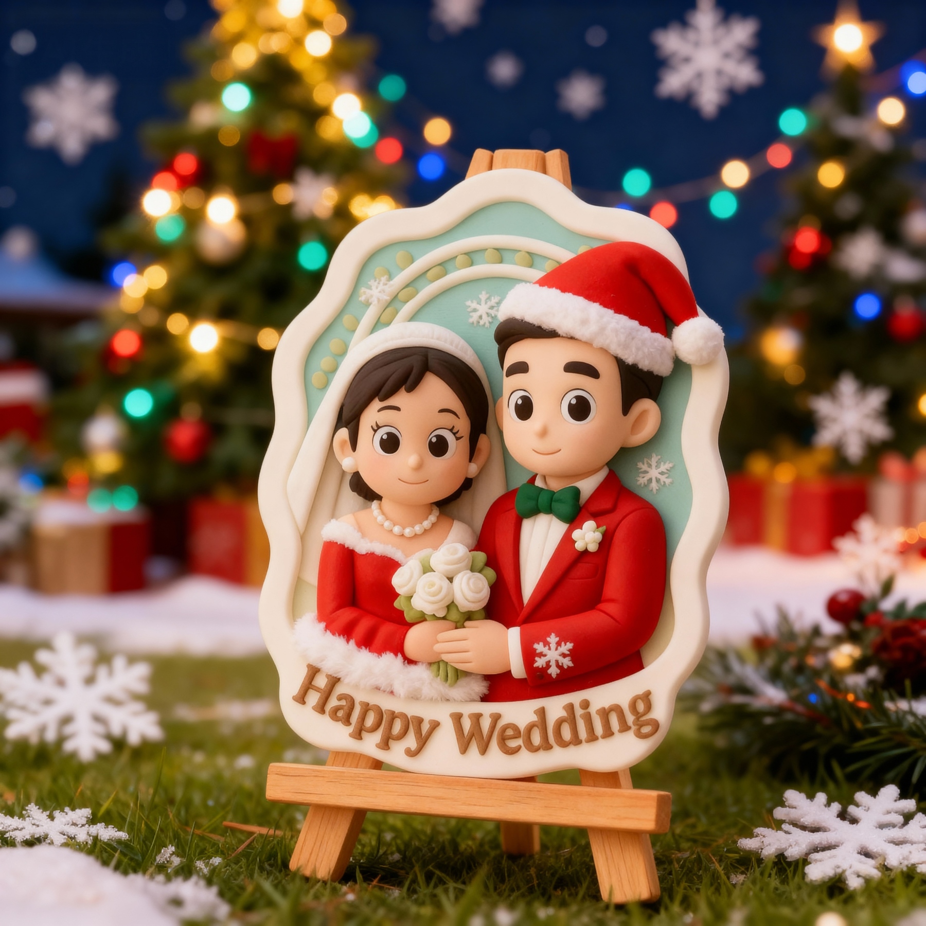 Custom 3D Relief Sculpture - Christmas Engraved Personalized Keepsake-SELL MALL