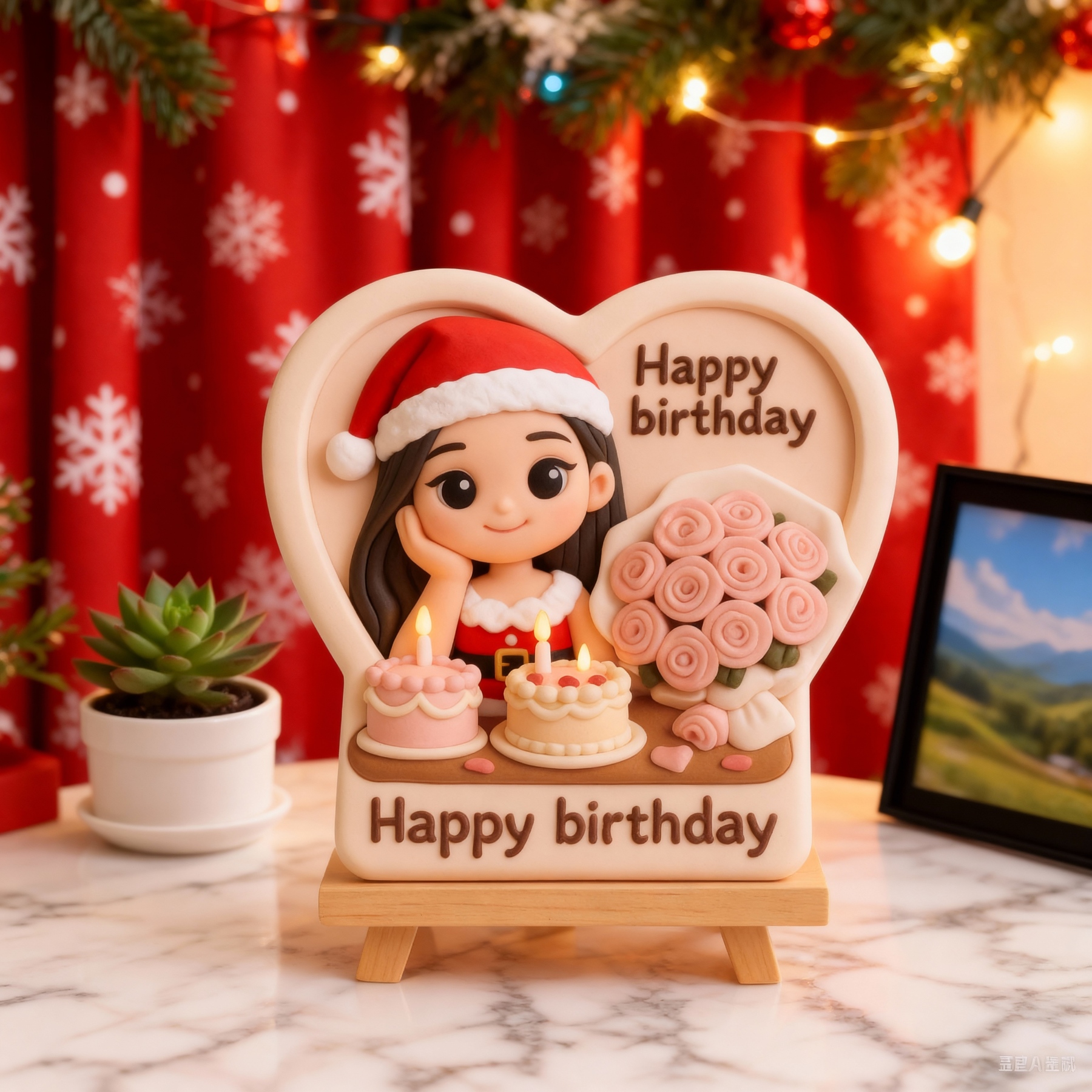 Custom 3D Relief Sculpture - Christmas Engraved Personalized Keepsake-SELL MALL