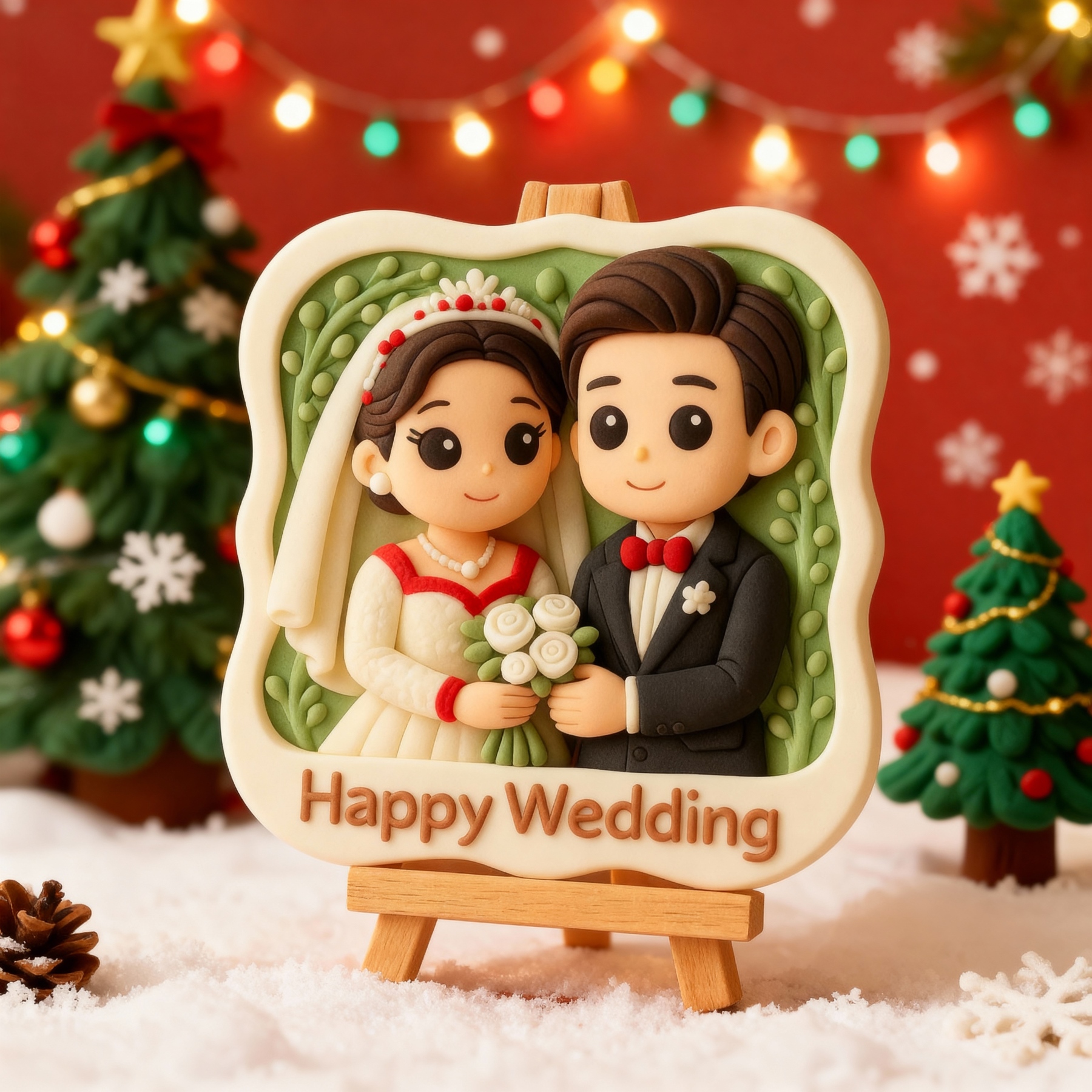 Custom 3D Relief Sculpture - Christmas Engraved Personalized Keepsake-SELL MALL