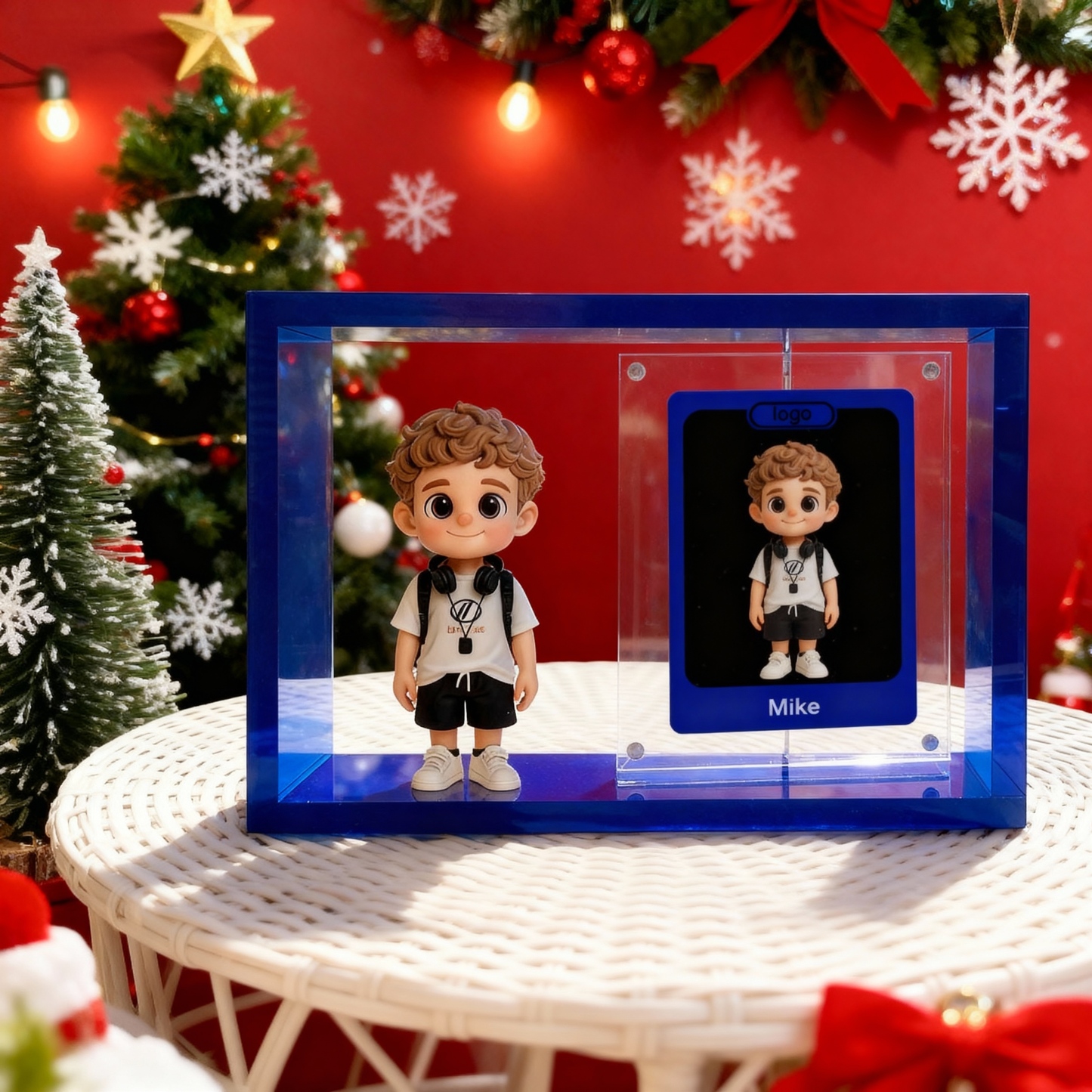 Custom 3D Cartoon Figure With Display Box And Card Personalized Gift Collectible-SELLMALL