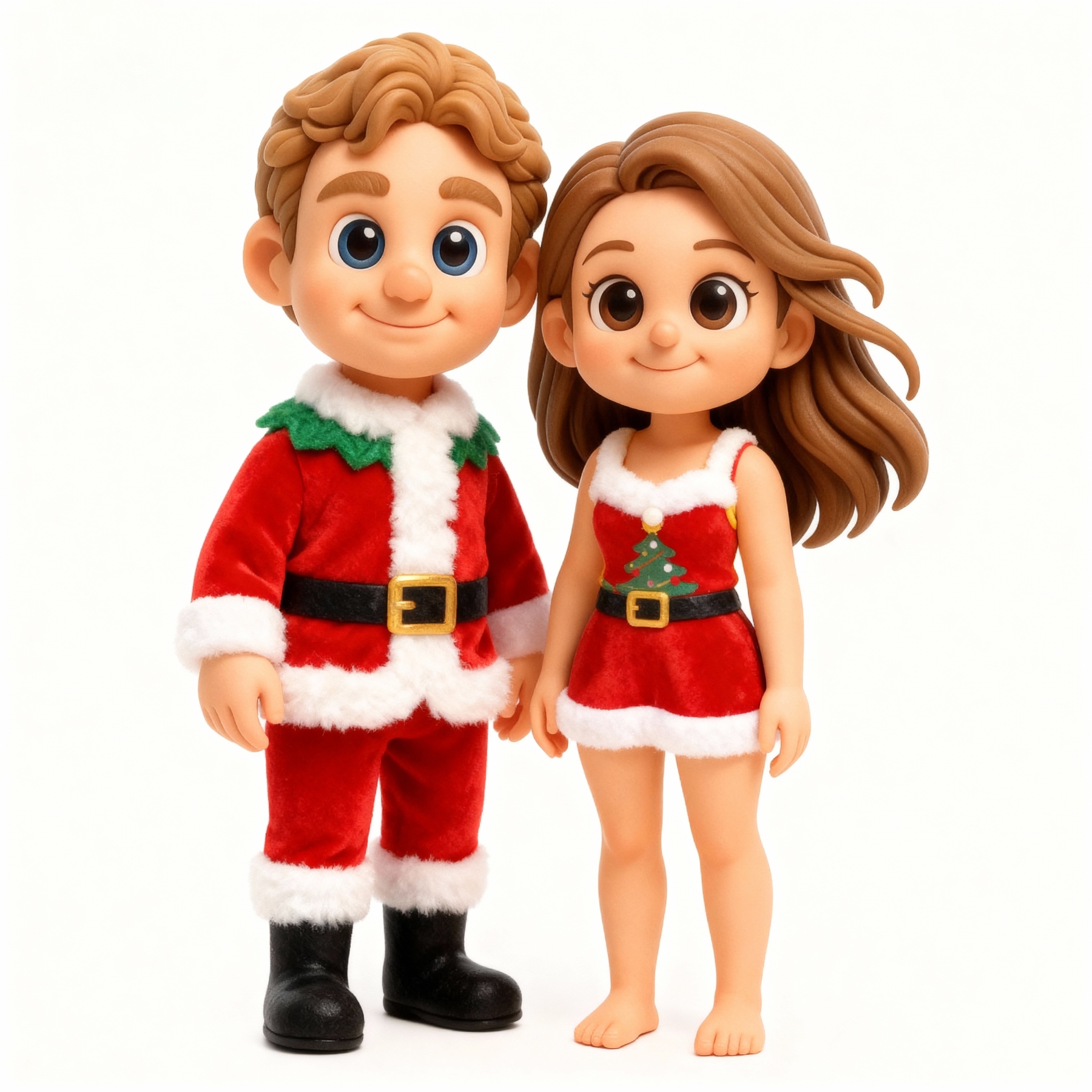 Custom 3D Printed Figure - With Engraved Wooden Base | Personalized Name & Message Stand - Christmas-SELL MALL