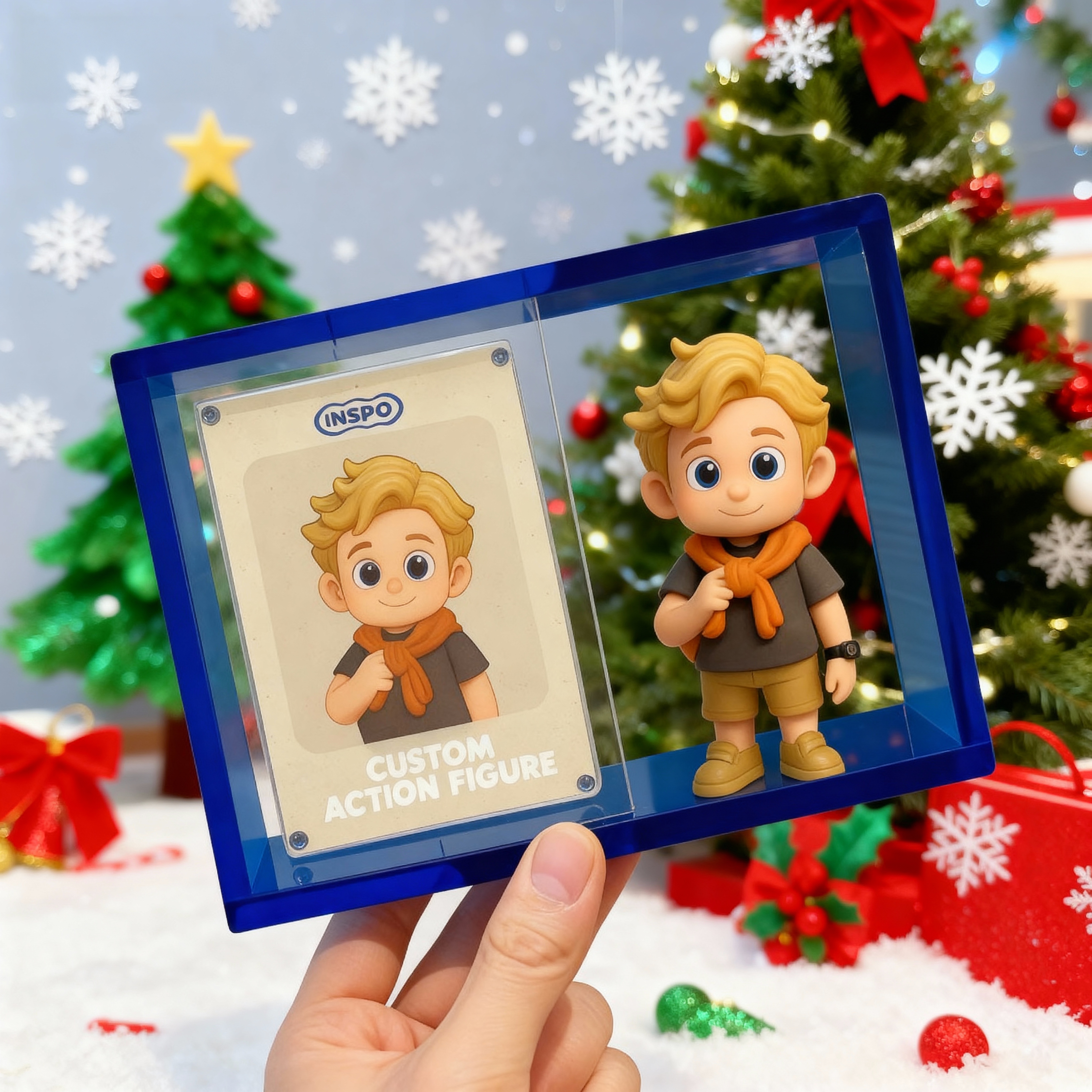 Custom 3D Cartoon Figure With Display Box And Card Personalized Gift Collectible-SELLMALL