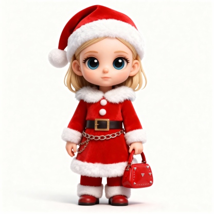 Personalized 3D Mini Figure Bag Charm | Unique Fun Accessory - Christmas Gift & Back to School Item for All Ages-SELLMALL