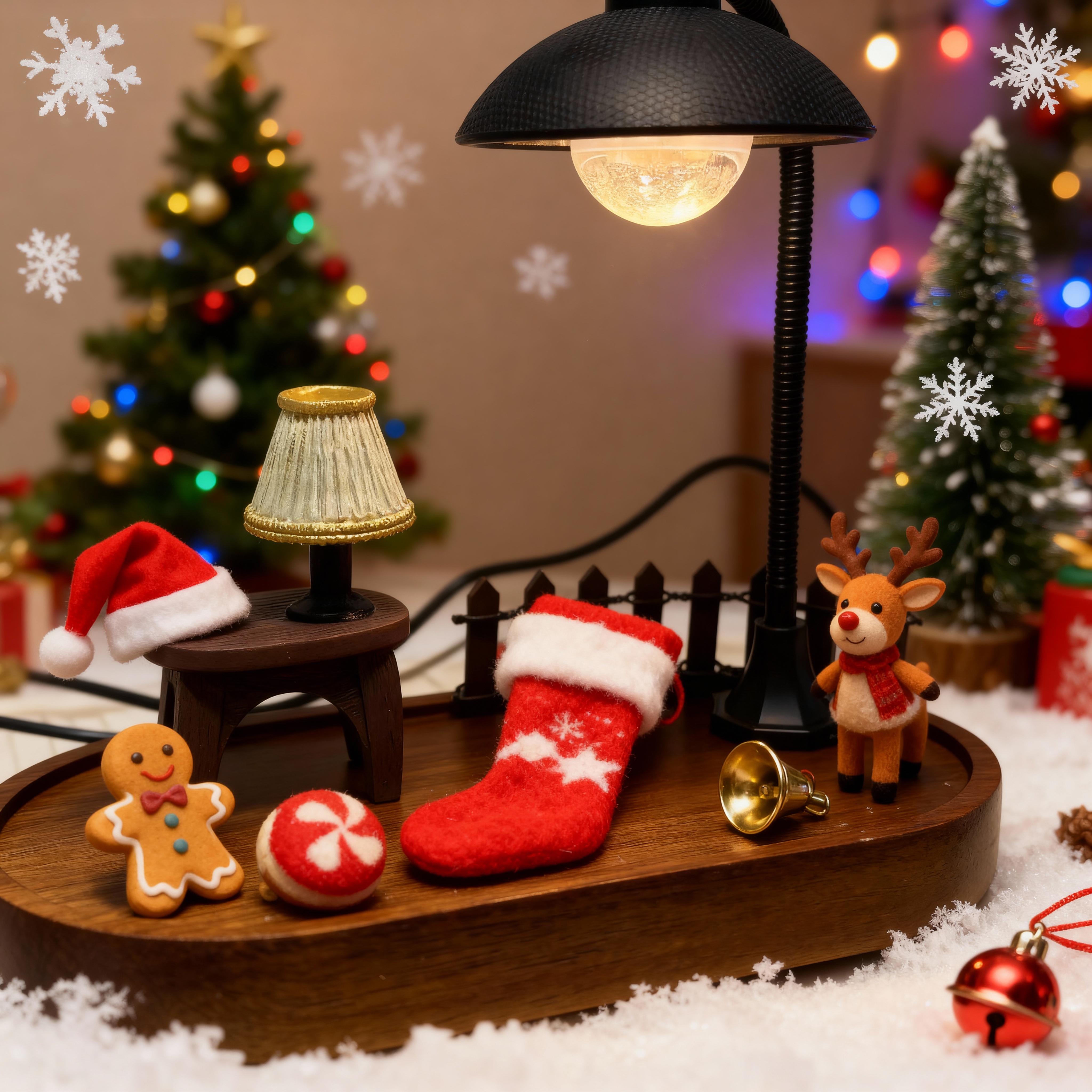 Custom 3D Printed Figure Desk Lamp - Christmas Limited- Night Light-SELL MALL