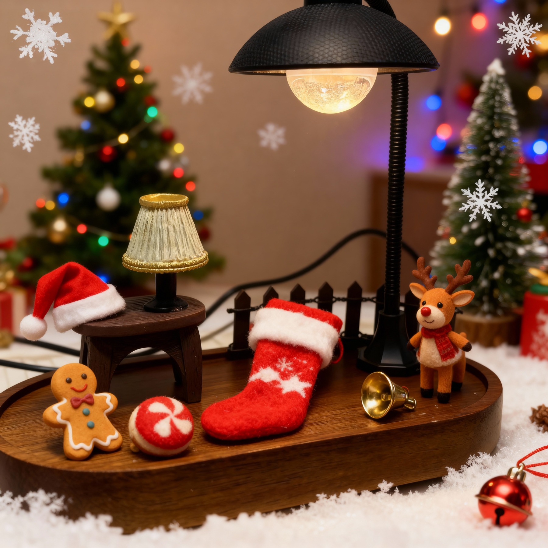 Custom 3D Printed Figure Desk Lamp - Christmas Limited- Night Light-SELL MALL