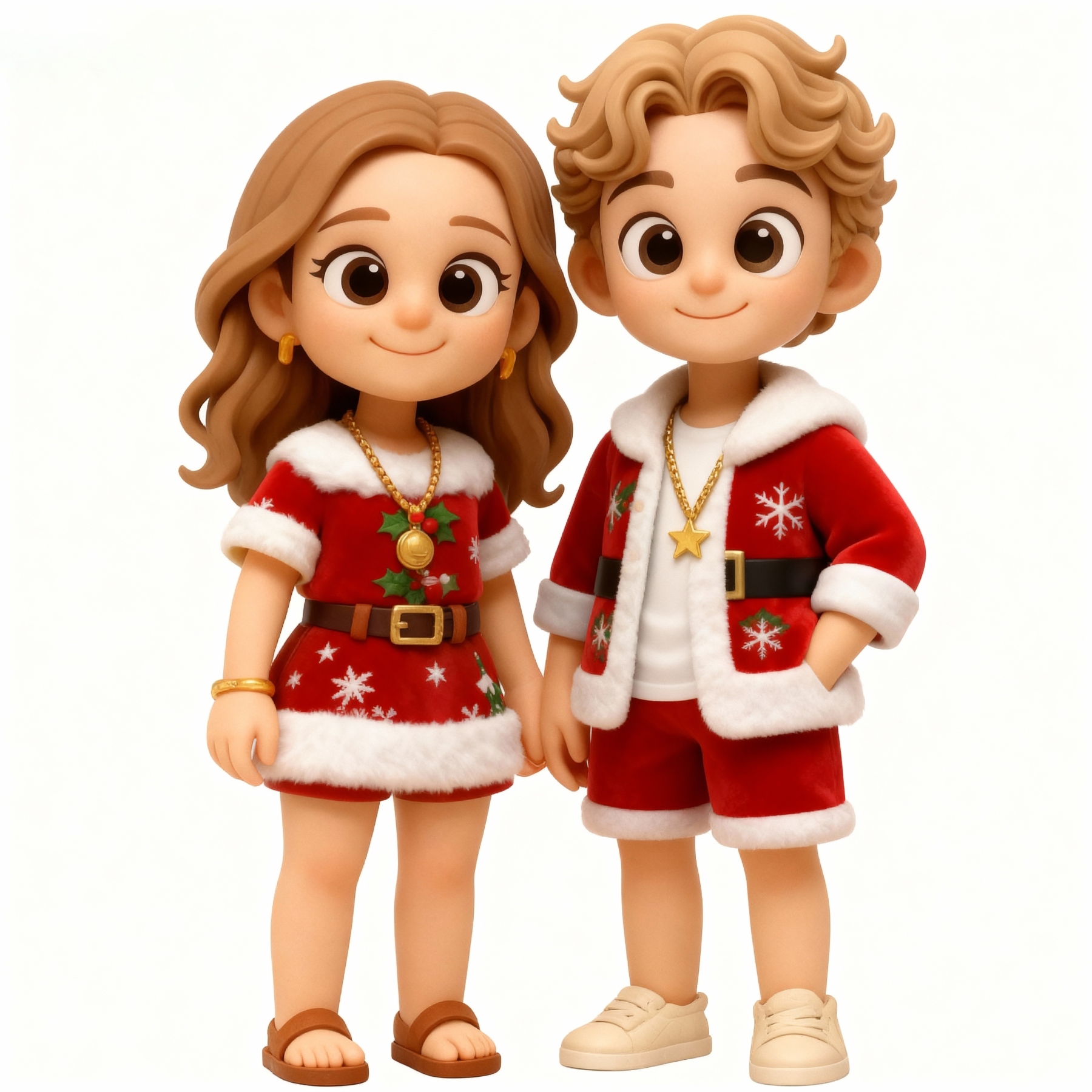 Custom 3D Action Figure - Christmas - Round Long Cover Night Lamp-SELL MALL