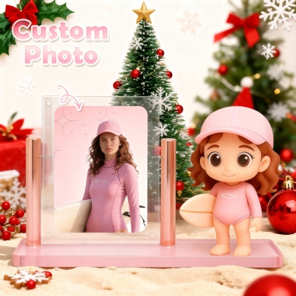 3D Figure Display with Acrylic Case - Custom Carded Model Showcase | Unique Christmas Gift for Collectors-SELL MALL