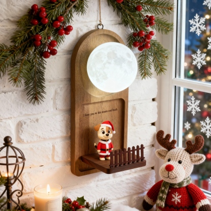 Custom 3D Printed Figurine - Cartoon Character Wall Lamp - Personalized Text Night Light - Christmas-SELL MALL